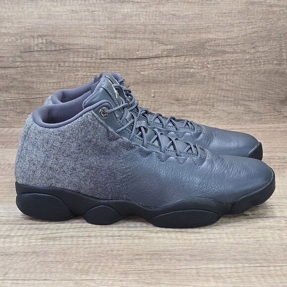 Nike Air Jordan Horizon Low Premium Men's Sz 12 Gray Black Sneakers (850678-003) - Picture 1 of 9